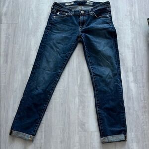 Adriano Goldschmeid The Stilt Roll up Cigarette Roll up Denim Jeans SZ 27